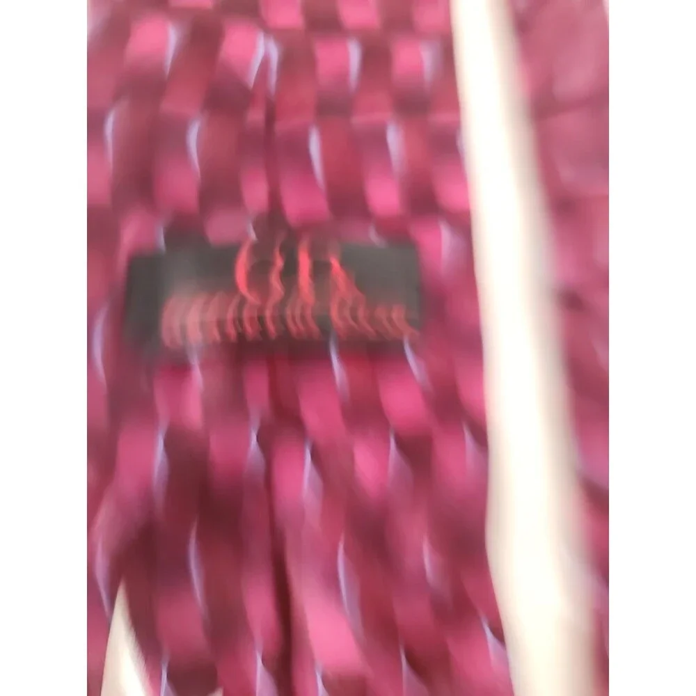 GD Grateful Dead Silk Tie Red And Blue Abstract Design
